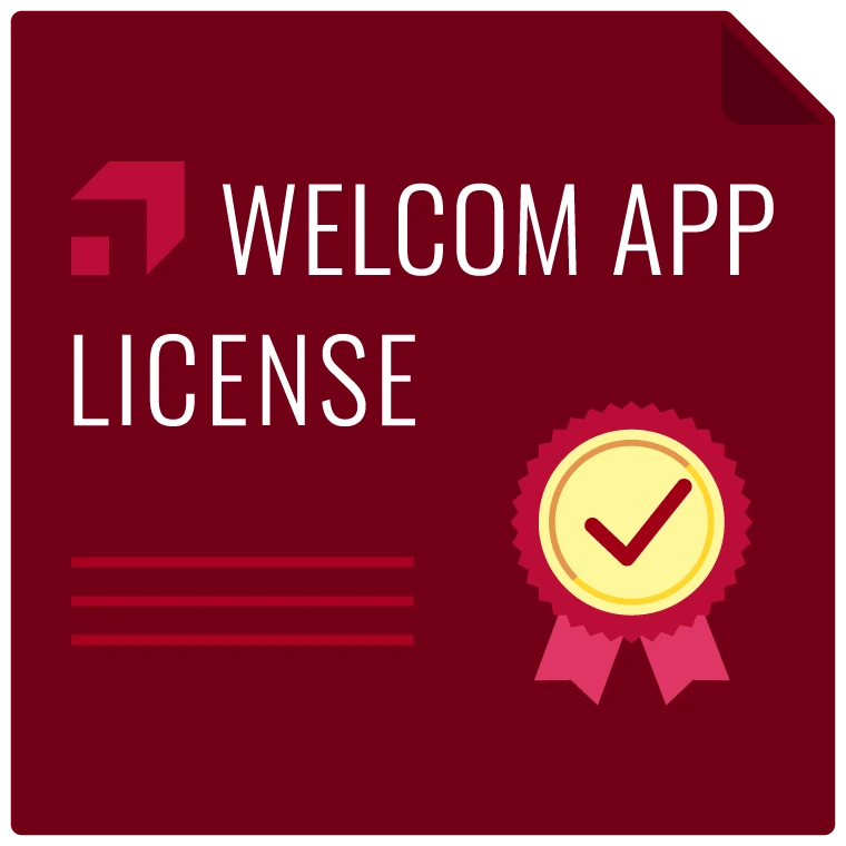 WELCOMアプリライセンス付属