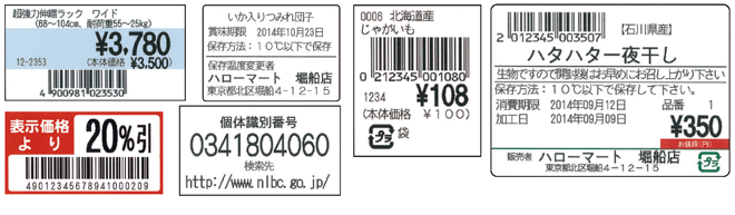 開店記念セール！】 モ3 シンセイ HALLO neo-7 食品表示ラベルプリンター H23T-CL 2インチ バーコード ラベル印刷 ロール付 