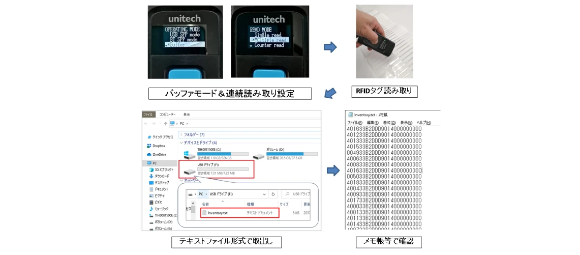 バッファモード (RP902単体でのデータ収集）