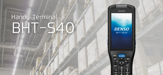 公式】 デンソーウェーブ BHT-S40-Q 2次元コード対応ハンディターミナル Bluetoothモデル 128MB ユーザエリア84MB 