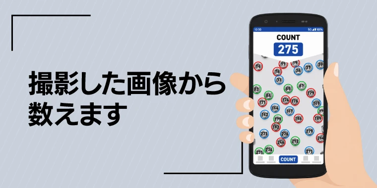 写真に写った物を数えるアプリ AirCount Edge