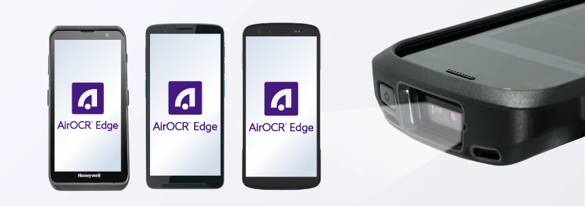 Android用日本語対応OCRアプリ AirOCR Edge 対応ハンディターミナルイメージ